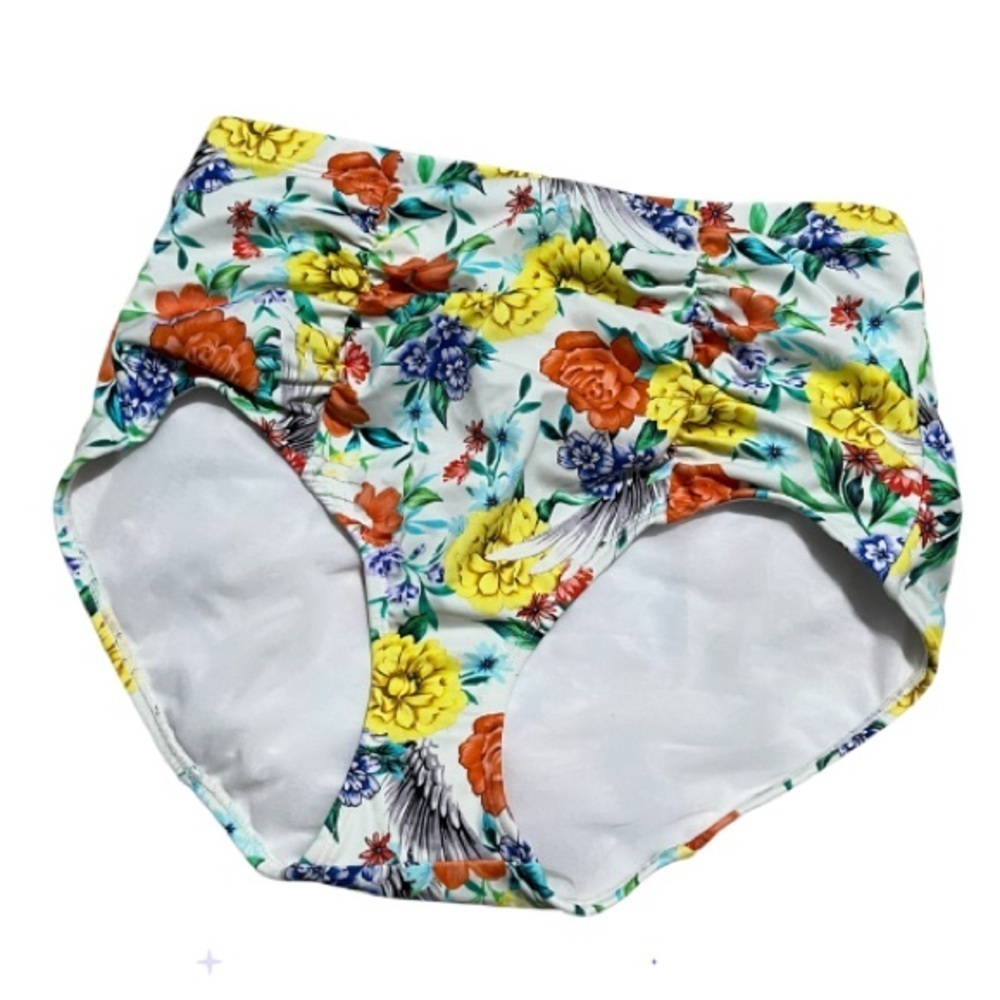 Torrid Floral High-Waisted Bikini Bottoms